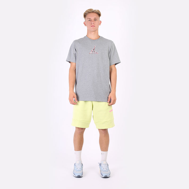 мужская серая футболка Jordan 23 Swoosh Short Sleeve Crew CZ8378-091 - цена, описание, фото 6